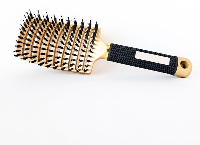 DreamGlow Anti-klit Haarborstel – Detangle Brush – Goud Zwart