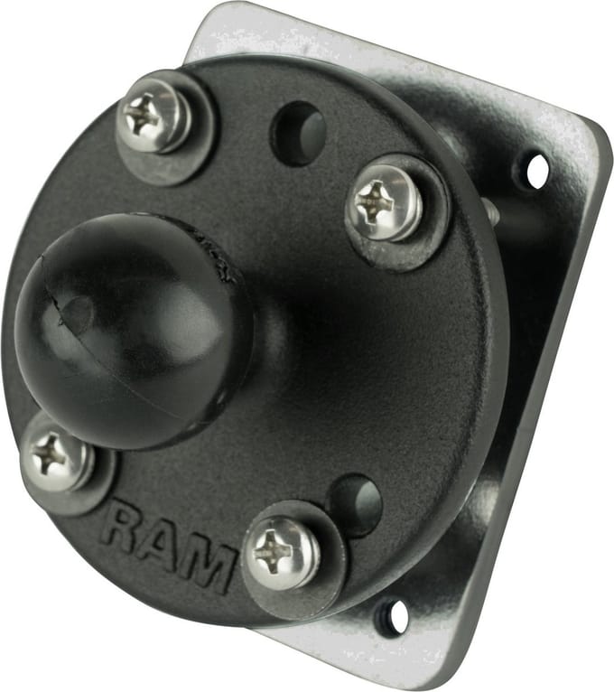 Drill-Down Dashboard B-kogelbasis met steunplaat RAM-B-202-225-2U