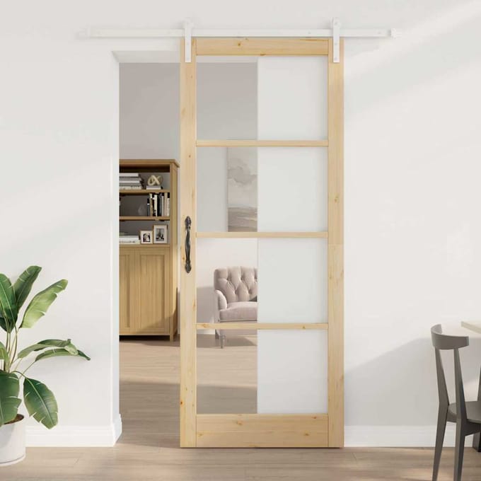 vidaXL - Schuifdeur - ORKDAL - Naturel - 93 - x - 232 - cm
