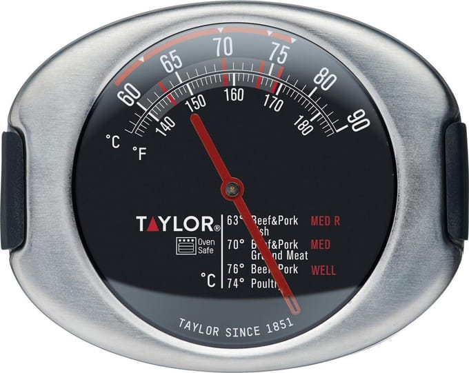 Taylor Vleesthermometer Pro 7,5 X 6 X 13 Cm Rvs Zilver