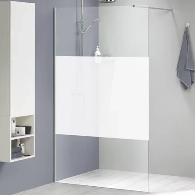 Sealskin Inloopdouche Mix&match 138x200cm - Geborsteld Rvs Profiel - 8 Mm Helder Glas
