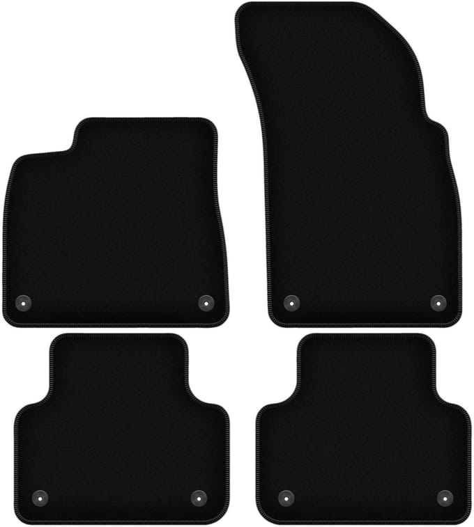 BASIC zwarte veloursmatten voor: Audi Q8 SUV (2018-)
