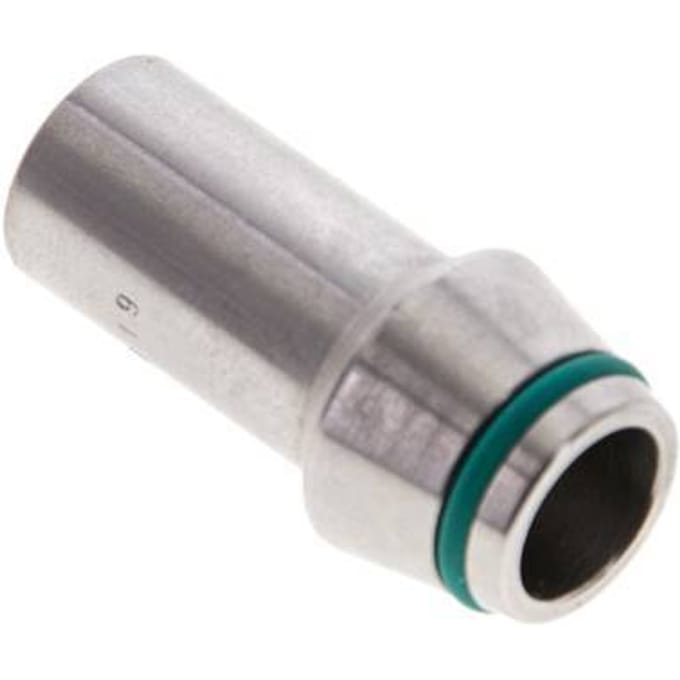 12x1.5mm RVS Rechte met Lasverbinding 630bar FKM O-ring ISO 8434-1