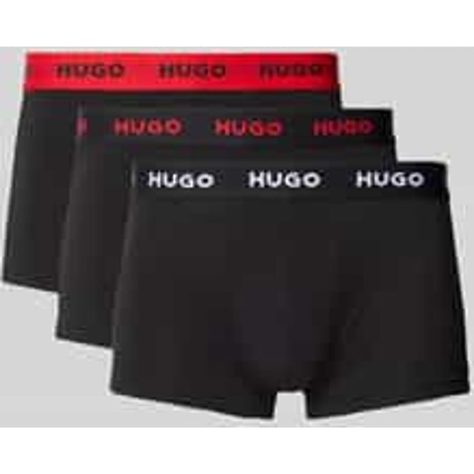 Boxershort met labeldetails in een set van 3 stuks