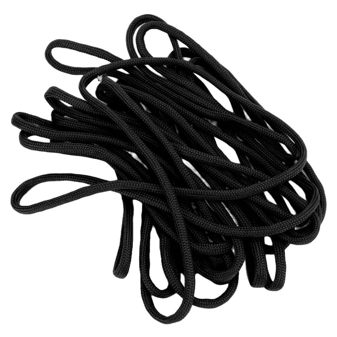 5 Meter 9 Strengen Veiligheidstouw Polyester Paracord Kampeertouw voor Buiten Overleven Wandelen Zwart zwart
