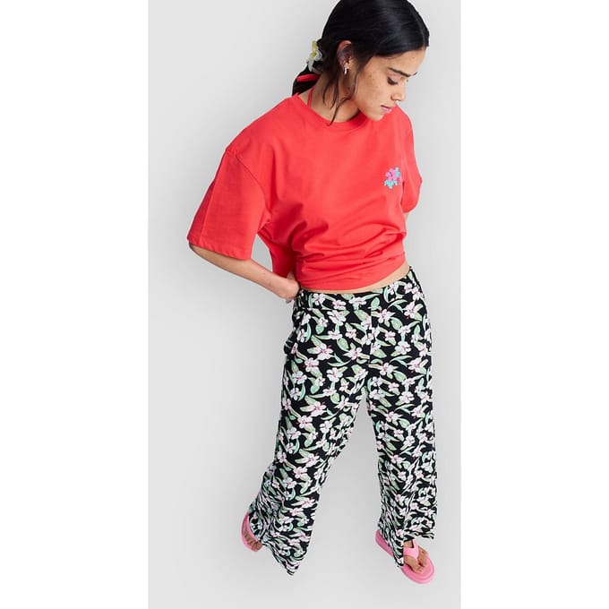 Roxy Midnight Avenue Crepe Broek Zwart S Vrouw