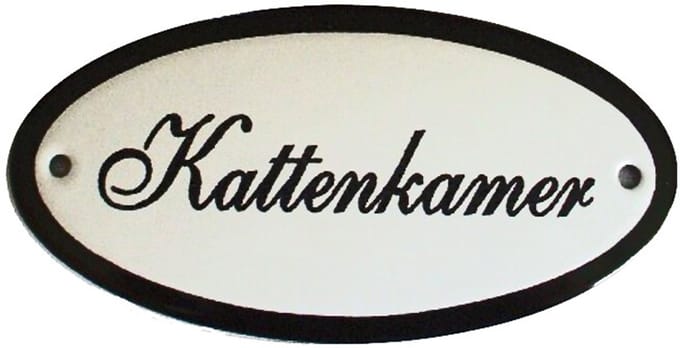 Deurbord Kattenkamer