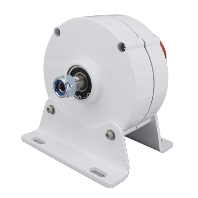 12V Generator met dubbele as met basis 3-fase AC Synchrone elektromotor met permanente magneet voor wind 200W