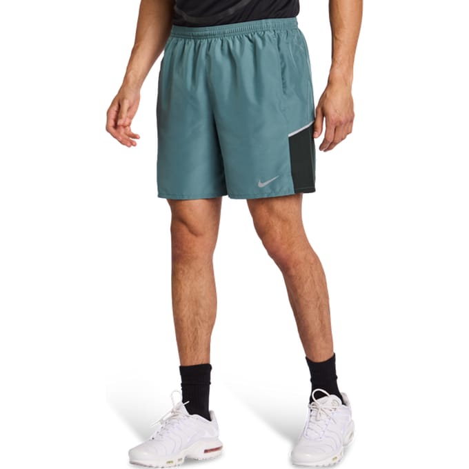 Nike Miler Korte Broeken Heren - Grijs - Maat M - Poly Woven