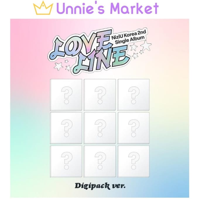 NiziU - LOVE LINE Digipack ver. / Koreaans 2e Single Album RANDOM 3EA