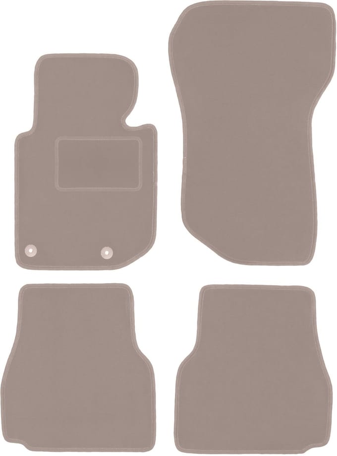 Beige veloursmatten voor: BMW 3 E36 cabriolet (1993-2001)