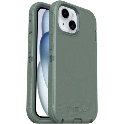 Otterbox Defender Backcover Apple iPhone 17e, iPhone 16e, iPhone 15, iPhone 14, iPhone 13 Groen MagSafe compatible