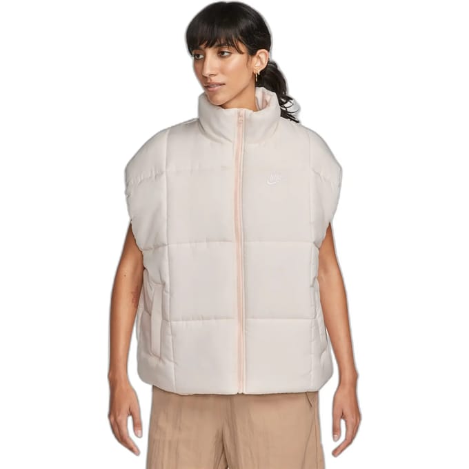 Mouwloos donsjack voor dames W Thermic Classic Vest Guava Ice/wit