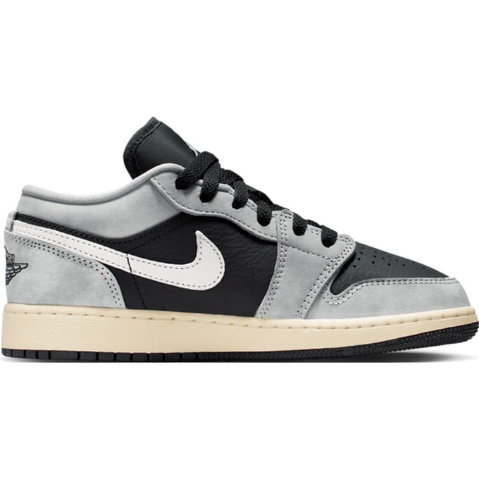 Jordan 1 Low Kindersneakers - Grijs - Maat 39 - Mesh/Synthetisch