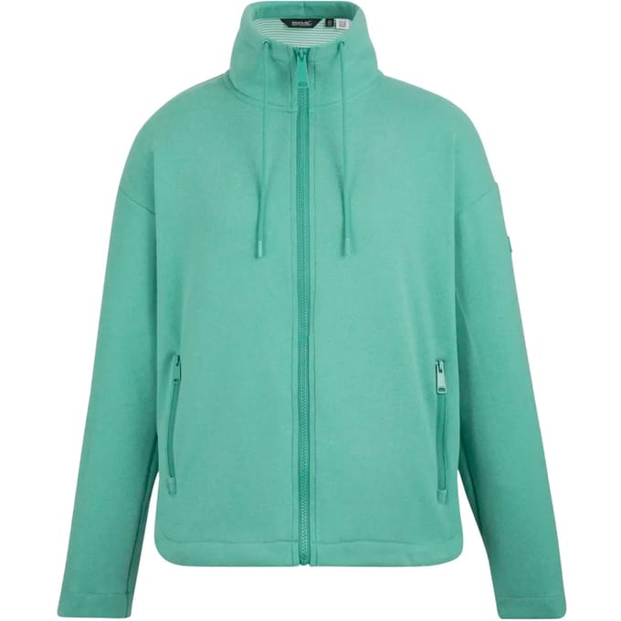 Dames Ashlynn gebreide fleece met volledige ritssluiting