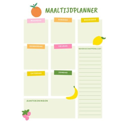 Maaltijdplanner - Andries B.V.