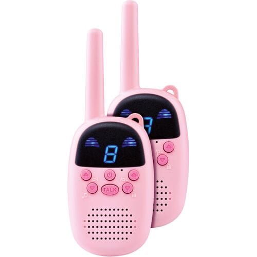 LUPILU Speelgoed walkie talkies met 8 km bereik (Roze)