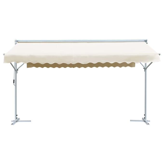 vidaXL - Luifel - vrijstaand - 500x300 - cm - crème