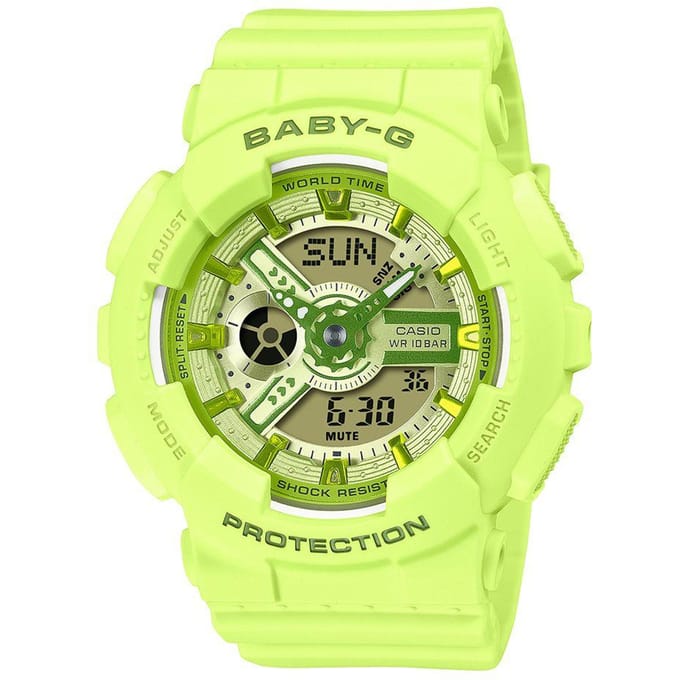 CASIO Baby G BA 110YK 3A BA-110YK-3APR Greeting Card yellow