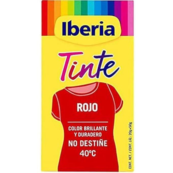 Colorant - IBERIA - Iberia-Rouge - Couleurs intenses - Fixation optimale - Teinture à 40°C rood
