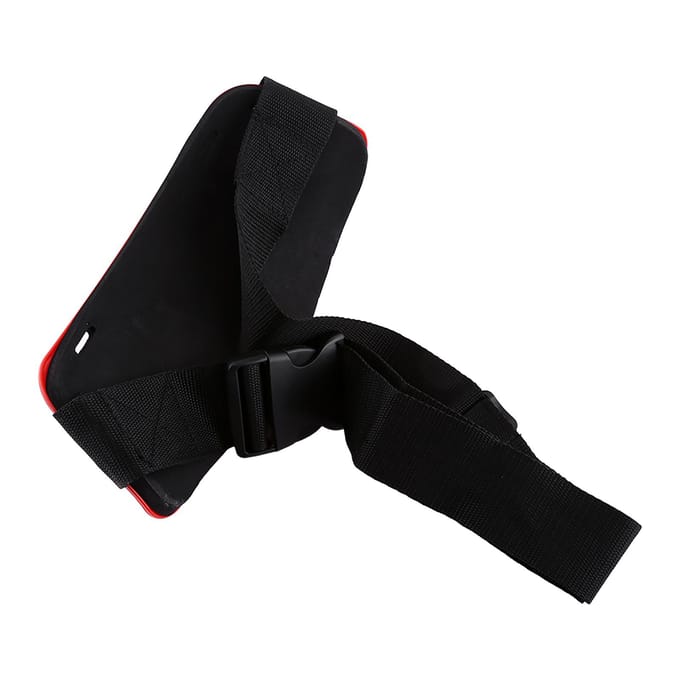 Vecht Taille Riem Duurzame Staande Hengel Houder Visgerei(rood) black