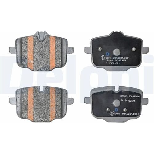 Remblokset, schijfrem DELPHI LP5051EV