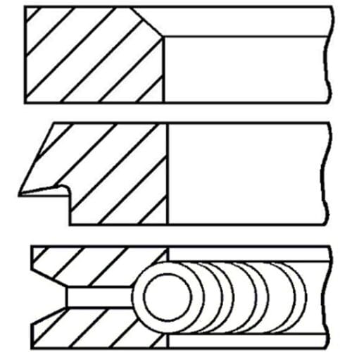 Goetze Engine Zuigerveren set GOETZE 08-106507-00
