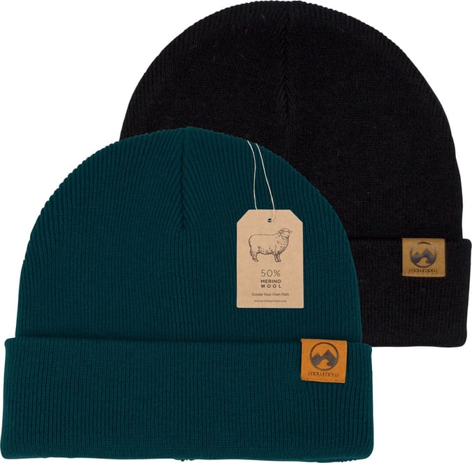 MowMow 2-pack Muts Merino - Beanie - Heren - Dames