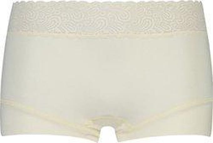 RJ Pure Color Dames Short Kant Ivoor S