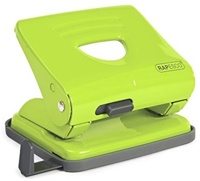 Metalen Perforator 2-Holes 25 Vel Capaciteit Groen