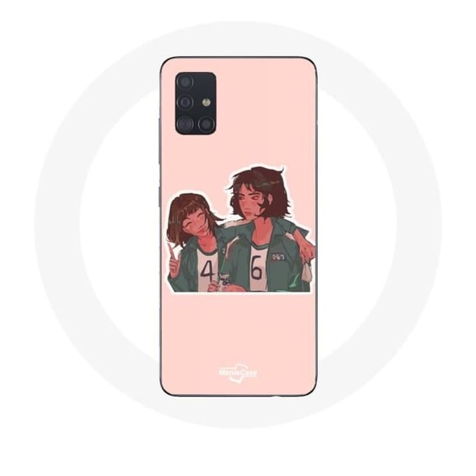 Case voor Samsung galaxy A71 Squid Game Ji Yeong en Kang Sae Byeok