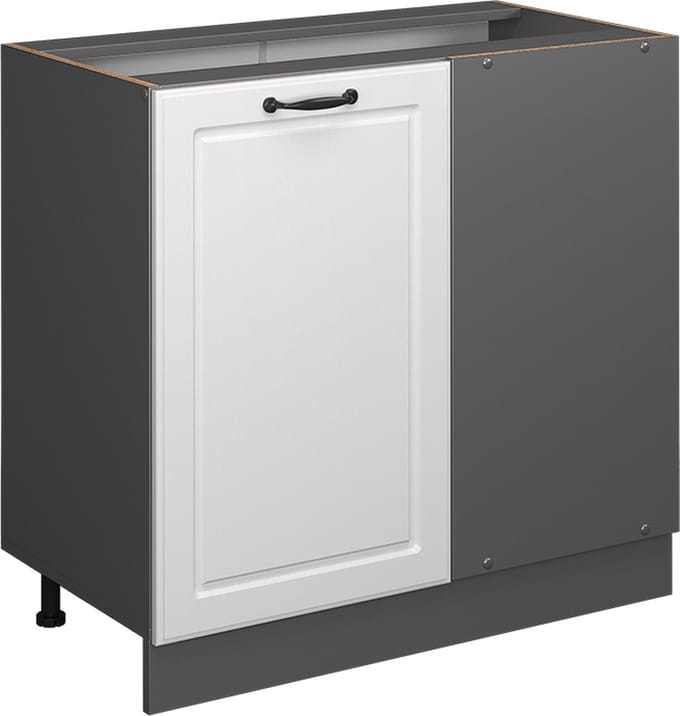 Vicco R-Line Hoekkast – 86 cm WB Marmer Wit Landhuis