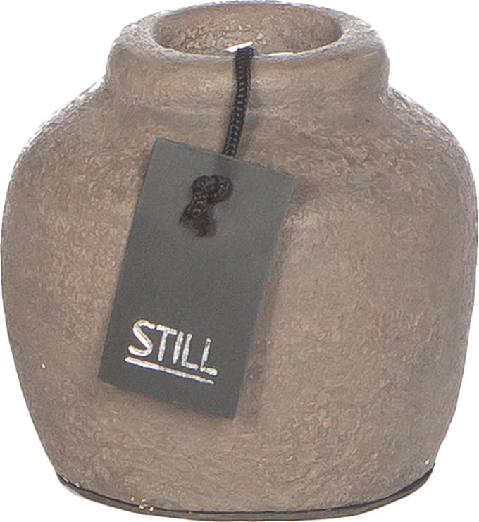 STILL - Kleine Vaas - Dark - Bruin - 2 stuks - 9 x 9 cm