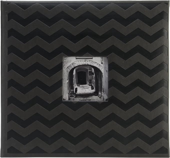 Pioneer - Black Embossed Post Bound Frame Album 12"X12" (MB10EMB 64325)
