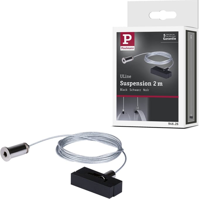ULine Toebehoren Riemophanging 45x21 mm Zwart
