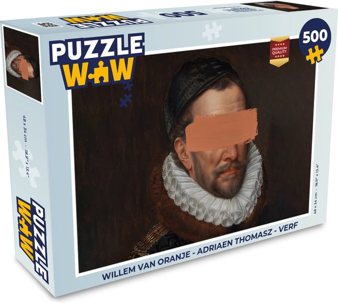 Puzzel Willem van Oranje - Adriaen Thomasz - Verf - Legpuzzel - Puzzel 500 stukjes