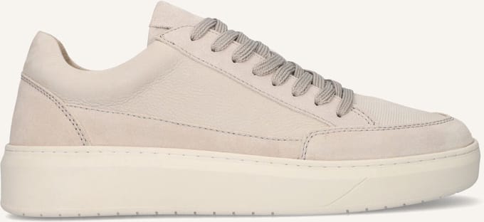 MACE Enzo-23 Sneakers Heren - Leren Sneaker - Grijs - Maat 43