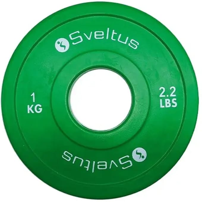 Mini olympische gewichttrainingsschijf Sveltus