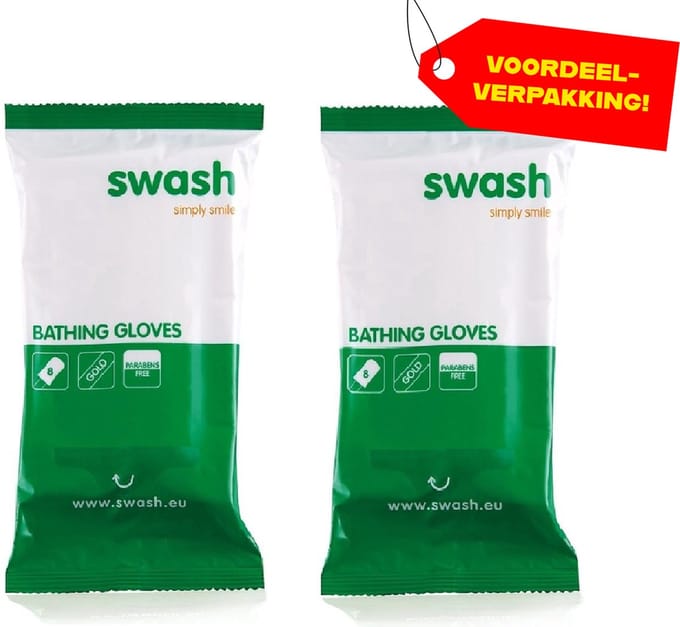2x Swash Washandjes Geparfumeerd 8-pack - Voordeelverpakking!