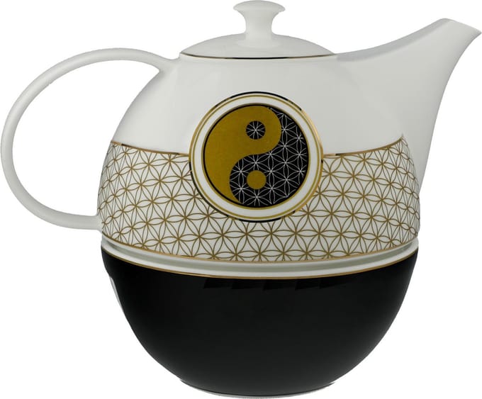 Goebel® - Lotus | Theepot "Levensbloem" | Porselein, Theekan 1,2 liter