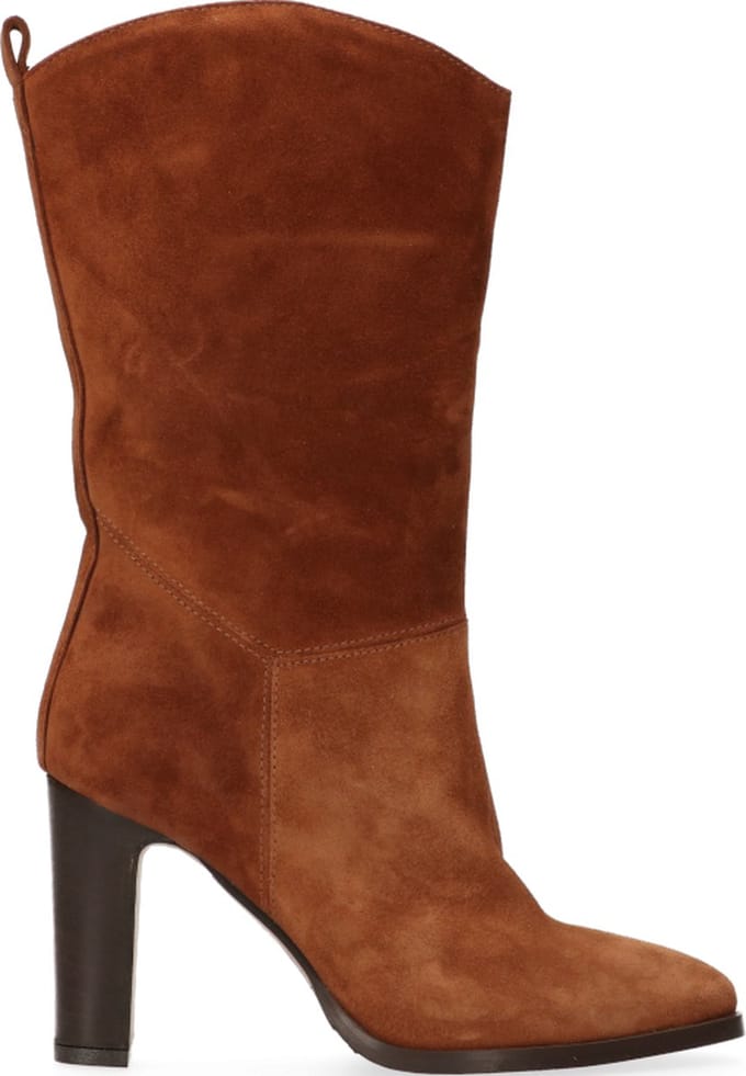 Van Dalen - CHIARA 3/4 LAARS COGNAC SUEDE - Sand - 41
