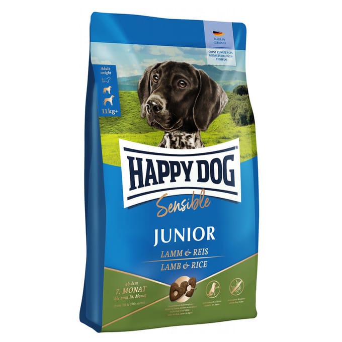 2x10kg Supreme Sensible Junior Lam & Rijst Happy Dog Hondenvoer