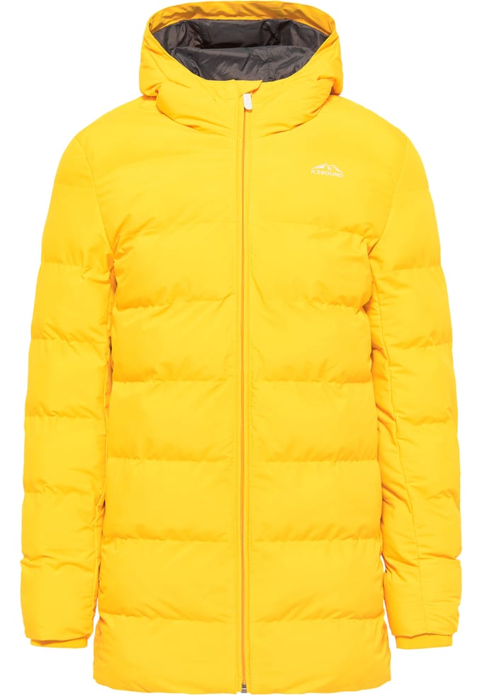 ICEBOUND Serie acalmar Winterjas Heren mosterd
