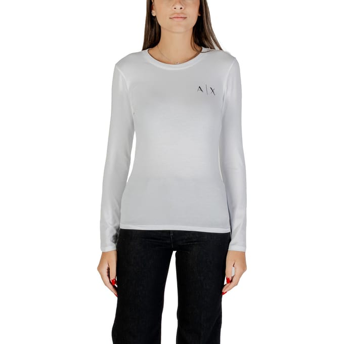 Armani Exchange T-shirt en Polo Bianco