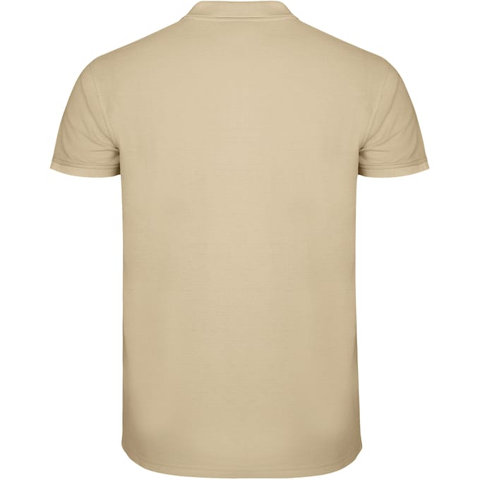 Roly Heren Ster Poloshirt (Zand)