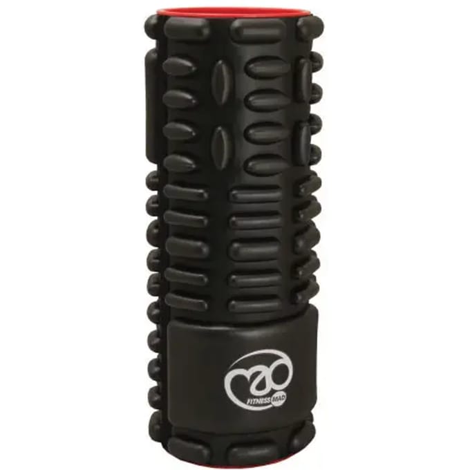 Fitness-Mad Vari-Massage - Foam Roller - 30.5 x 12 cm - Zwart