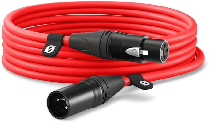 Rode XLR6M-R XLR Verbindingskabel 6 m Rood