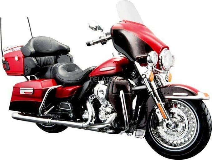 Harley Davidson FLHTK Electra Glide Ultra Limited (Rood) (22 cm) 1/12 Maisto