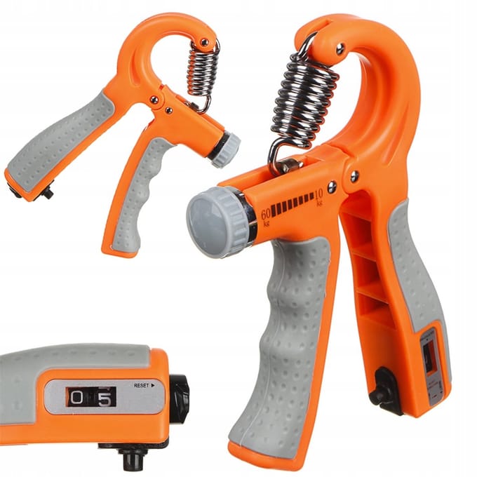 Pingyang Rongrong Handtrainer - Met Teller - 10-60kg - Ergosch - Antislip - Oranje