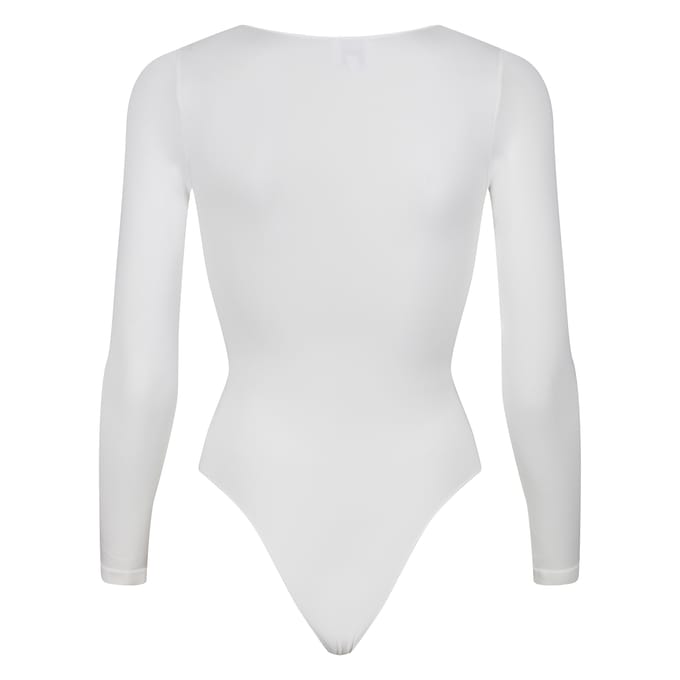 Dames Essentials Langwerpige Bodysuit Vormgevend Gerecycled Stretch Fit